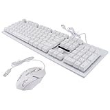 Souris et clavier USB filaires – adaptés à une utilisation à la maison, au bureau, dans un café et dans d'autres contextes. kit souris gaming