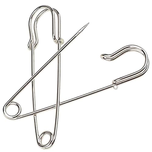 Image of MR. DIY Crafts Safety Pins Set, Heavy Duty Metal Safety Pins for Sewing, Clothing Repair, Jewelry Making, DIY Crafts & Multipurpose Use (5, Saree Safetry Pin)