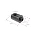 eMagTech 1PC Water Cooling Fitting 90 Degrees PC Water Cooling Elbow Connector G1/4 Thread Brass Torque Rotary Torque Wrench End Fitting Black