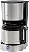 Clatronic KA 3756 - Cafetera térmica para 8 – 10 tazas de café (aproximadamente 1,2 litros), apagado automático, inserto de filtro, frontal de acero inoxidable, 263945