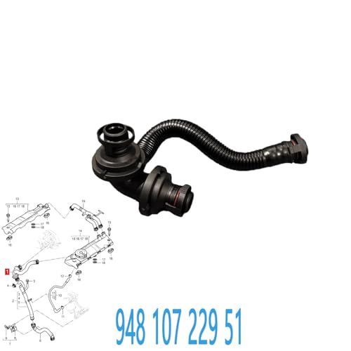 Manguera de ventilación del cárter 94810722951 para Porsche Cayenne 6