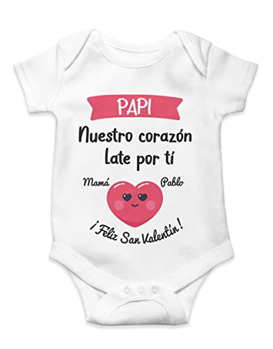 Body Bebé Papi Nuestro Corazón Late...