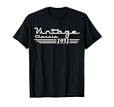 Vintage 94th Birthday Decorations Vintage 1931 94 Years Old T-Shirt