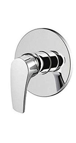 Preisvergleich Produktbild Unterputz Bad Dusche 1Weg Armatur Chrom Rund Sanlingo