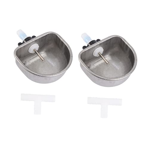Abaodam 2 Sets Pet Waterers Leakproof Rabbit Drinkers Water Bowls for Pets Easy to Store for Rabbits Animals