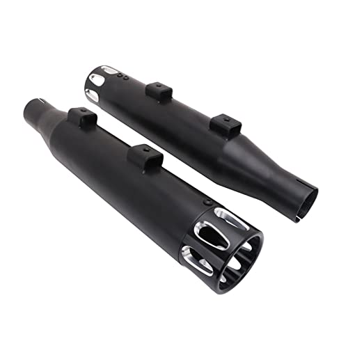 VNRQJLSN Motorrad Megaphon Auspuff Schalldämpfer Slip-On Für Harley Für Davidson Für Softai Für Touring Für CVO Für Sportster XL1200 XL883 2014-2018 Auspuffrohr