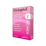 Vivioptal Women, 30 Capsules, CoQ10 & Omega-3, Multivitamin & Multimineral, Gluten Free, German Formula