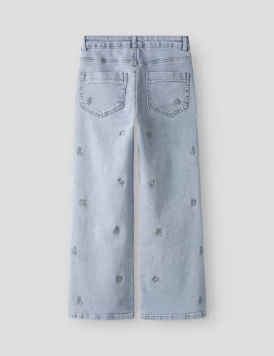 Jeans wide para niñas NAME IT Nkfrose pantalones vaqueros de corte holgado 3