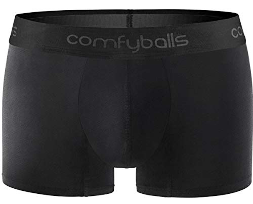 Comfyballs Mens Performance Superlight Regular Boxer - Pitch Black - Extra Extra Extra Large