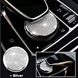    TopDall Bling Crystal Interior Media Control Emblem Cover for Mercedes Benz 