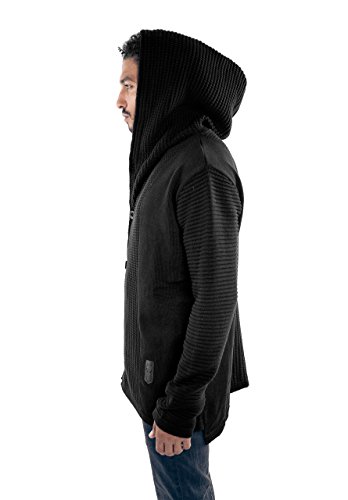 Musterbrand Star Wars Men Knit Cardigan Knight of Ren Black