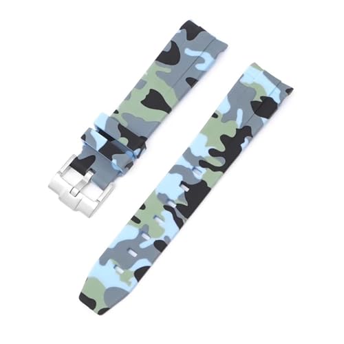 [-ł] IKΉʃXgbv XEHb`Ή [XEHb` J[uGh VRo[uXbg Y fB[X X|[cEHb`oh ANZT[ 20mm(Camo baby blue01)