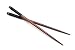 vhbw 1 Paar Essstäbchen - Chopsticks, Holz, Anti-rutsch Design dunkel, braun