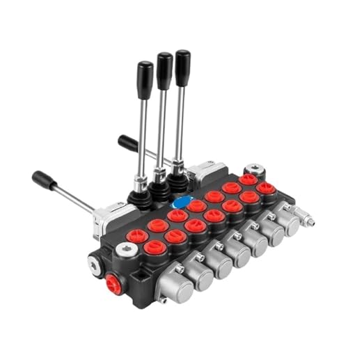 7 Spool 11 GPM 4500 PSI Directional Hydraulic Control Valve Double Acting Suitable Use for Pump Hydraulic Cylinder Motor