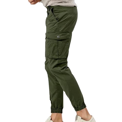 Corduroy Pants Men Casual Baggy Cargo Joggers Pants Trousers Drawstring Elastic Waist Tapered Sweatpants with Pockets3