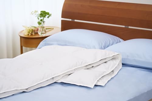 [プレミアム] クイーン 肌掛け 羽毛布団 マザーグースダウン95% ダウンパワー 440dp 以上