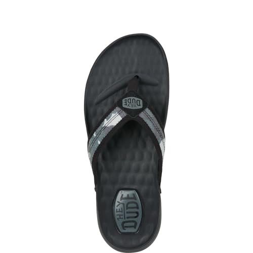 Image of HEYDUDE Men's Myers Flip Classic Sandal | Lightweight Flexible Outsole | Travel Ready Flip Flop