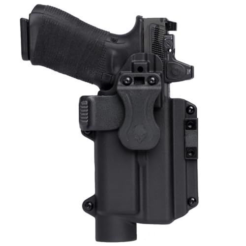 Alien Gear Photon Holster for Glock 17/17 MOS/19/19X/19 MOS/22 & 23 (Gen 1-4)/44/45/47/49 – Large Light – IWB/OWB – Fits TLR-1 HL/HLX, X300U, PL350, WILD2 – Ambidextrous