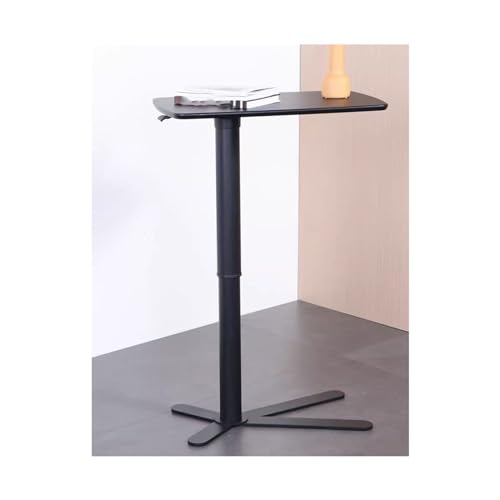 FAJNUZI2024 パソコンデスク ホーム モバイルオフィスデスク パソコン 空圧リフト式 ソファサイド 書斎 ベッドサイドテーブル キャスター付き