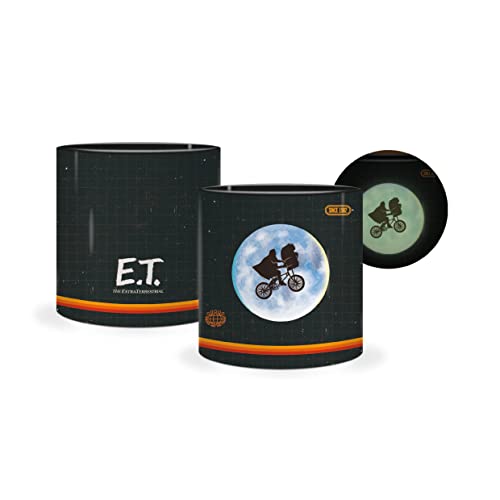 Half Moon Bay: Centrotavola Et - Brilla Nell'Oscurità | Vaso Porta Fiori Personalizzato Et, Licenza Ufficiale 100%, Ideale Come Decorazione Casa, Cent