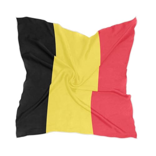 Women's Fashion Silk Scarf Trinidad and Tobago Flag Square Hair Bandanas 23.6 inches Square Satin Headscarf - Main Image