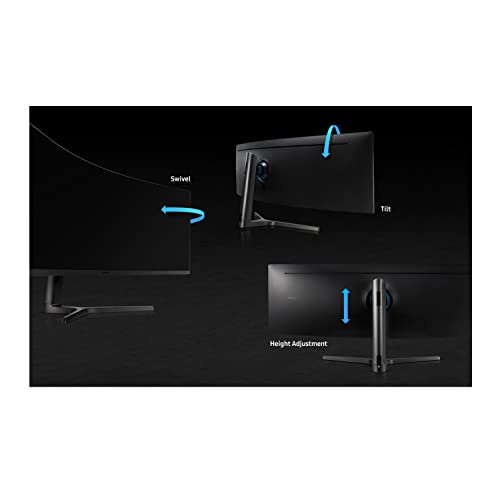Samsung Double Qhd Crg9 Series 49-Inch Curved Gaming Monitor (Lc49Rg90Ssnxza), Black (Renewed) #TOP7