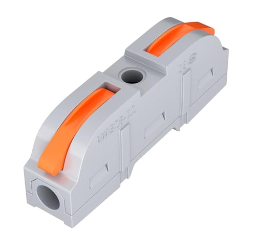 Image of 10pcs Wire Connector Universal Connection Terminals, Circuit Inline Splices Electric Cable Connectors, SPL-1 Clamp with Actuation Lever, 4 mm Conductor Clamp, Quick & Freely Assemble
