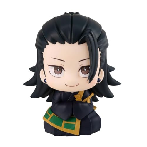 Puruuige Geto Suguru Figure Anime Suguru Figurine 3.93'' Look Up Pose Model Statue PVC Cute Cake Topper Decoration