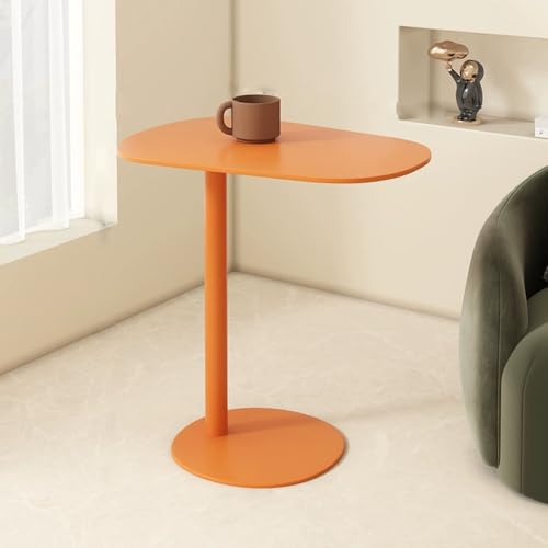 C Shaped End Table Square,Tv Trays And Snack Tables,Couch Tables That Slide Under,C Shaped Side Table for Living Room,Bedroom, Bathroom,Cafe And Balcony,ge,M
