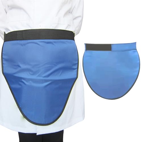 Jeorywoet Mezzo grembiule, grembiule di piombo, protezione a raggi X da 0, 5 mmpb mezzo cavo di piombo, 17.72x17, 72 pollici di sicurezza impermeabili di sicurezza per i tecnologie Xray