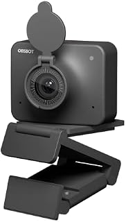 OBSBOT Meet 1080p Webcam 60fps, AI Powered Webcam With Noise Canceling Microphone, Blurred background, Wide Angle, HDR, Camera Privacy Cover, Web Camera for PC/Mac/Laptop, Zoom/Skype/Teams