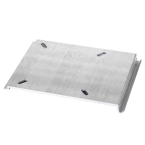 For Attwood SP-15100 Boat Seat Mounting Plate, Boat Seat Mount Plate for Jon Boat Bench Seat, Boat Seat Slide Mount Bench Style Seat Plate on 15-Inch Rails, Boat Seat Mounting Hardware