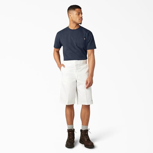 Dickies Men’s 13-Inch Loose Fit Work Shorts – Durable Outdoor Uniform Shorts with Multi-Pockets for Men on The Job, White, 32 - image 4