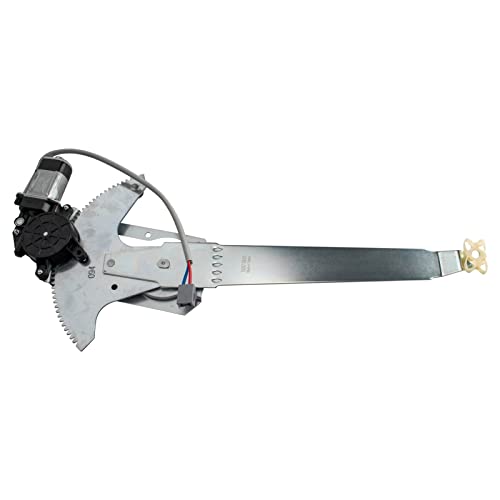 Image of TRQ Front Right Power Window Regulator & Motor Assembly Passenger Side Compatible with 1981-1996 Ford Bronco 1981-1983 F-100 F-150 1981-1997 F-250 1997 F-250 HD F-350
