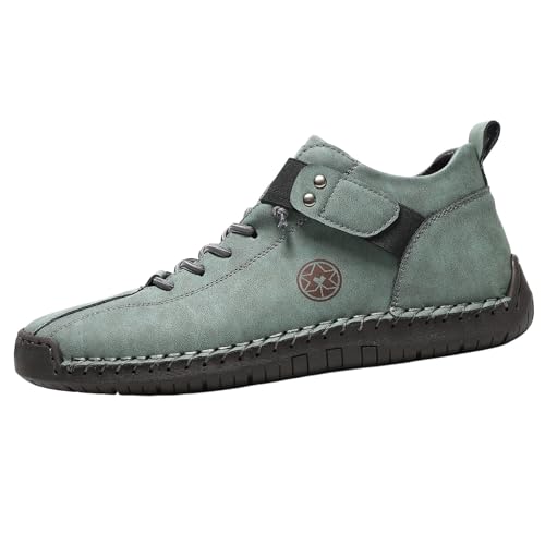 Zapatos Oxford casuales con costuras detalladas y estilo retro