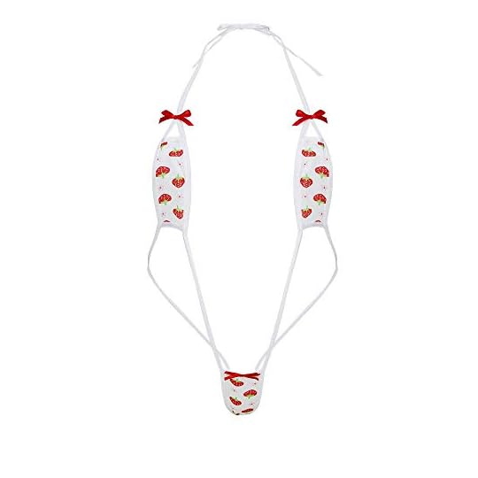 
                            YOMORIO Womens Cute Strawberry Bikini Anime Lingerie Japanese Cosplay Underwear
                        