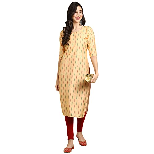 Image of Pinkmint Women's Crepe Digital Print Straight Kurta