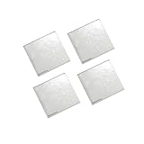 Karizma Jewels 999 Pure Silver Square pieces of Silver Chandi ka Tukra Chokor for astrology- 4pc set