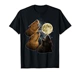 Three Capybara Moon 3 Capybaras Howling Moon