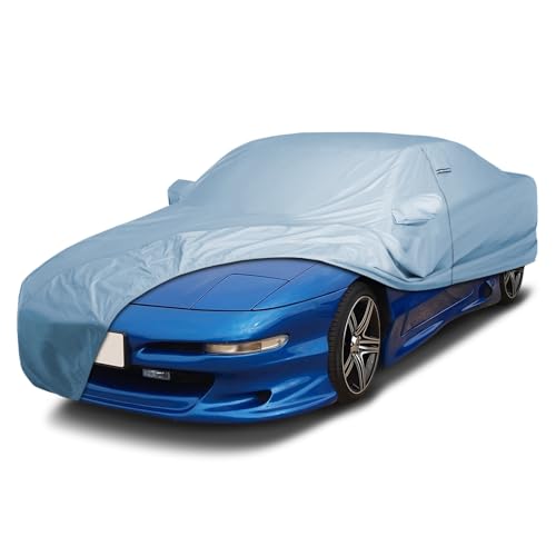 Image of iCarCover Premium Car Cover for 1989-1997 Ford Probe Heavy Duty Waterproof All-Weather Automobiles Custom Fit Indoor Outdoor UV Snow Protection Covers with Straps and Bag