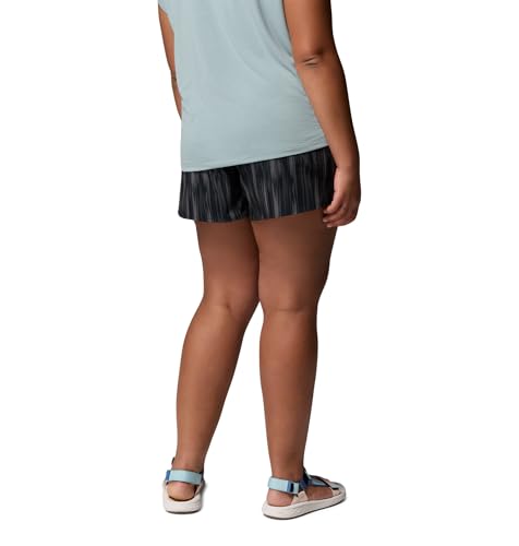 Columbia Women's Vital Valley Print Short, Black/Shimmer, Small x 5 - image 6