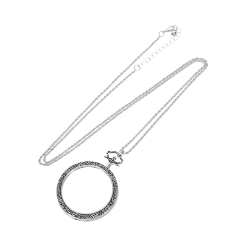 Collier loupe avec pendentif chaîne longue un cadeau utile et chic pour femme