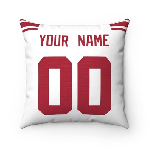 Image of ANTKING Throw Pillow 2 Pack Custom Any Name and Number Personalized Gift for Men Women Boys
