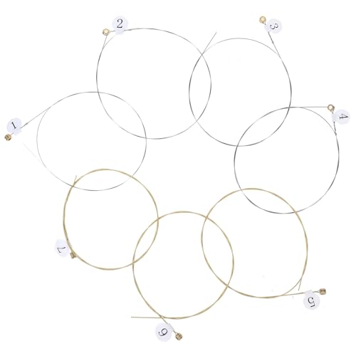 DECORNIJIA 7弦 莱雅琴 弦ライアーハープ用 メタル弦交換キット 音質向上 耐久性抜群 簡単取り付け 楽器修理 アクセサリー