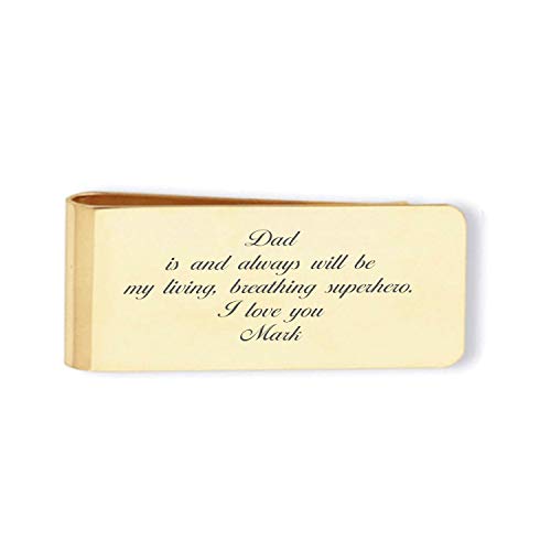 Custom Personalized Stainless Steel Money Clip, For Dad, Husband, Friend, Grandpa,and mom money clip customizable