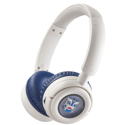 XuanGui Wireless On-Ear Headphones Bluetooth with Microphone, Lightweight Foldable Wireless Headphones Built-in LED Lights, FM Radio, Micro SD/TF Slot for Travel Home, Blue Q9M - image 1