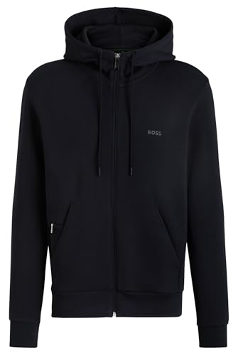 BOSS Herren Saggy Curved Sweatshirt, Dark Blue402, XXL EU