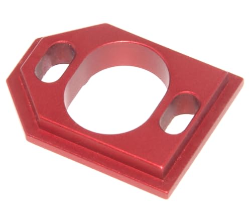 LJXSZ Motor Mount Holder Compatible with All MJX Hyper Go 1/14 1/16 RC Car Aluminum Alloy 14210 16393 14393 Upgrade Part(Red)