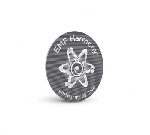 Image of EMF Harmony Harmonizer Plus Phone Sticker - 1.2 inch Stainless Steel Adhesive Disc for Phones & Devices, Reusable Accessory for Daily Peace of Mind in The Modern Age