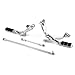 HNSXDM Chrome Forward Controls Kit Pegs Levers Linkages (Complete Kit Pegs Levers Linkage) (Steel) for Forty 8 for Seventy 2 for Iron 883 for 1200 for 883